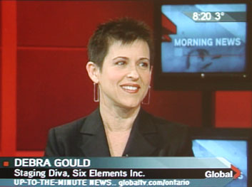Debra Gould on Global TV morning news