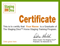 Staging Diva Graduation Certificate