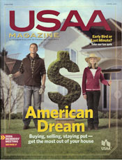 Debra Gould in USAA Magazine