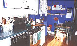 cluttered kitchen