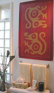 Tribal wallhanging by Debra Gould Tribal wallhanging by Debra Gould