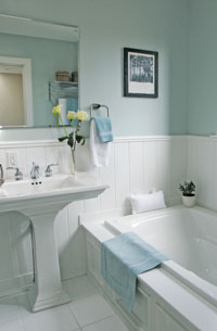 Master bathroom with colors chosen by Debra Gould Master bathroom with colors chosen by Debra Gould